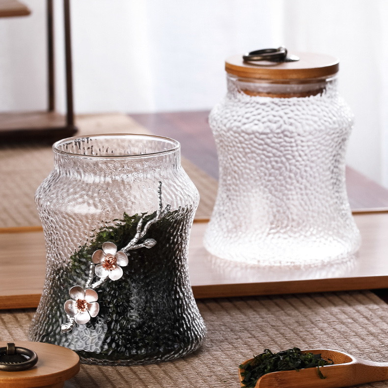 Yu Zhu Glass Food Container Tea Caddy